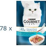 (€ 8,54/kg) Gourmet Perle Genuss in Sauce Thunfisch 78 x 85 g