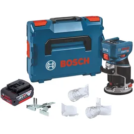 Bosch GKF 18V-8 Akku Kantenfräse 18 V 8,0 mm + 1x Akku 4,0 Ah + L-Boxx