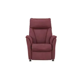 Hukla Relaxsessel Pascal Mikrofaser 77 x 102 x 90 cm Rot elektrisch