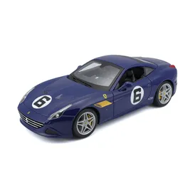 Bburago 18-76104 - Modellauto - Ferrari California T The Sunoco (blau, Maßstab 1:18)