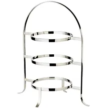Edzard Telleretagere Sina (Höhe 42 cm) schwerversilbert, für 3 Teller ø 20 bis 28 cm,