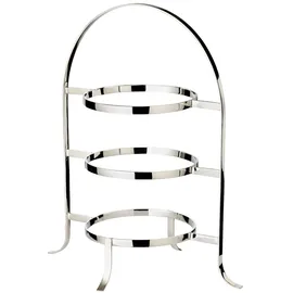 Edzard Telleretagere Sina (Höhe 42 cm) schwerversilbert, für 3 Teller ø 20 bis 28 cm,