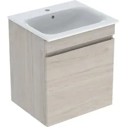 Geberit Waschtischunterschrank „Renova Plan“ Nussbaum hickory hell / Folie strukturiert