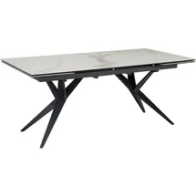 FineBuy Esstisch 180 x 76 x 95 cm weiß