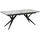FineBuy Esstisch 180 x 76 x 95 cm weiß