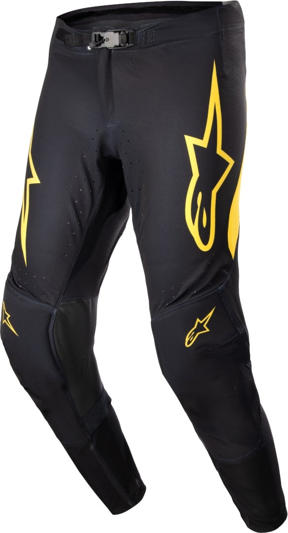 Alpinestars Supertech Ward Motorcross broek, zwart-geel, 38