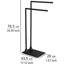 Wenko Handtuchständer, schwarz, BxH: 43,5 x 78,5 cm
