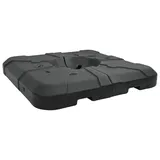 vidaXL 2-teiliges Sonnenschirmständer-Set: 110 kg Sand oder 70 kg Wasser