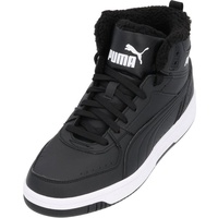 Puma Rebound Joy Fur Herren Winter Schuhe Gefüttert Sneakers Schwarz Größe 9.5 - Schwarz