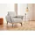 exxpo - sofa fashion Sessel Palic Bezugstoff beige 92 x 87 x 95 cm mit Rückenverstellung