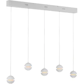 Schöner Wohnen Lini 5-flg. 110 cm rund weiß