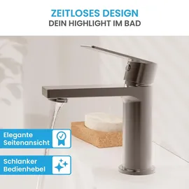 Bächlein Badarmatur Edessa Anthrazit