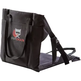 OUTCHAIR Campingstuhl Back UP Schwarz