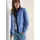 Cecil Jacke mit Strukturmix und Kapuze - Blau