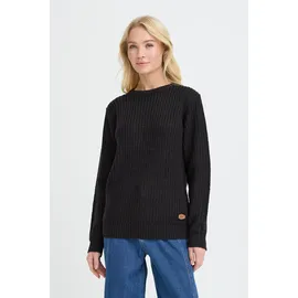 Oxmo Strickpullover OXEDNA ONECK Schwarz XXL
