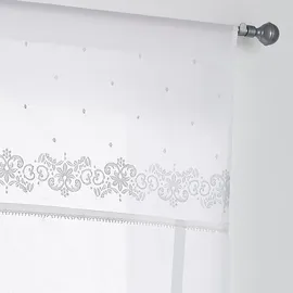 Kutti Raffrollo HEINE HOME Gr. 4, weiß), (sanftes weiß), B:120cm H:100cm, Raffrollos,