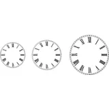 Selva Zifferblatt Aluminium echte Emaillierung Ø 60mm