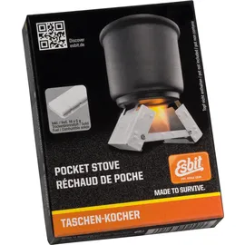 Esbit Taschenkocher klein inkl. 16x5g Trockenbrennstoff-Tabletten