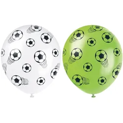 5 Fußball Luftballons