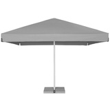 Sonnenschirm 4m Gastroschirm 4x4m Gartenschirm inkl. Ständer und Platten - Grau