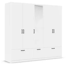 Rauch Drehtürenschrank Bari 225 x 210 x 54 cm Weiß
