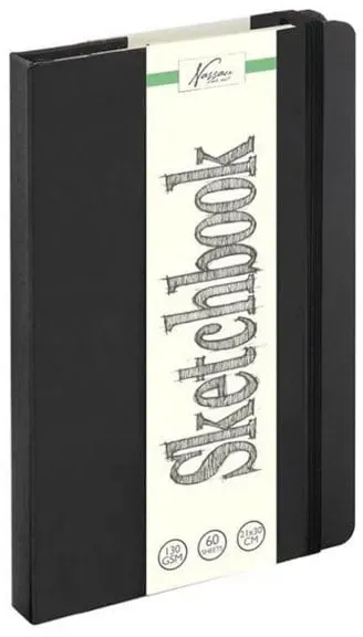 Sketchbook 21*30cm. 120 pages. 130g. Black
