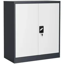 VCM Malivo 2fach Aktenschrank 90 x 80 x 40 schwarz