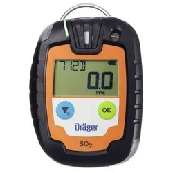 Gaswarngerät Pac 6000 SO2, zeitlimitiert, für Schwefeldioxid, 0 - 100 ppm