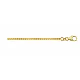 Adelia's Damen 333 Gold Flach Panzer Halskette Ø 1,6 mm Gold