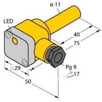 Turck Sensor,ind. Ni5-K11SK-AP6X