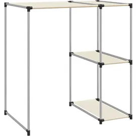 vidaXL Waschmaschinenregal Grau 87x55x90,5 cm Eisen