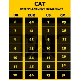 CAT Quadrate Herren Schwarz 40