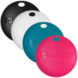BOOMPODS Boomtag, Artikel, Finder, Schwarz, Blau, Pink, Weiß, Wasserfest, IPX5,