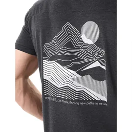 Vaude Tekoa Iii Kurzarm-t-shirt - Black/White - XL