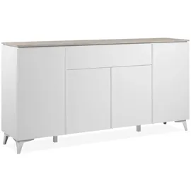 Finori Sideboard 177 x 92 x 40 cm Weiß