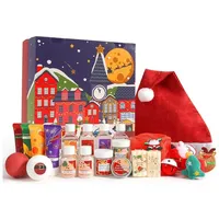 LuxusKollektion Kosmetik-Adventskalender Adventskalender 2025 Frauen 24 SPA Handcreme Duschgel marineblau bunt
