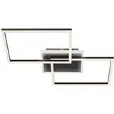 Brilo LED Wand- und Deckenleuchte Frame inkl. Fernbedienung Dimmbar CCT Schwarz