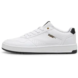 Puma Court Classic Herren Puma White-Puma Black-Puma Gold 41