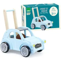 Vilac Chariot de Marche Citroen 2CV Flugzeuge, Blau, klein