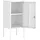 [en.casa] Nachtschrank Hausjärvi 82 x 35 x 35 cm Weiß
