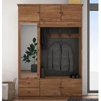 Borchardt Möbel Garderobenschrank »Kompakta«, Höhe 202 cm, braun