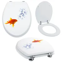Grafner Grafner® WC Sitz aus MDF Motiv Bubble Fish