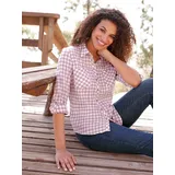 Casual Looks Flanellbluse rosa 40