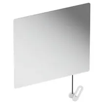 Hewi S 801 Kippspiegel 801.01B10098 600x540x6mm, mit Seilumlenkung, matt, signalweiß