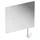 Hewi S 801 Kippspiegel 801.01B10098 600x540x6mm, mit Seilumlenkung, matt, signalweiß