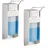 Relaxdays Desinfektionsspender 500 ml Silber/Weiß