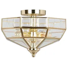 Elstead Lighting Old Park 2 E27 poliertes Messing