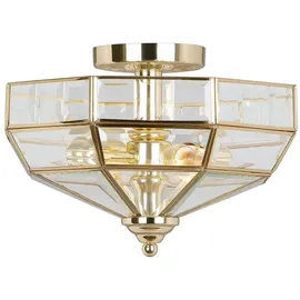Elstead Lighting Old Park 2 E27 poliertes Messing