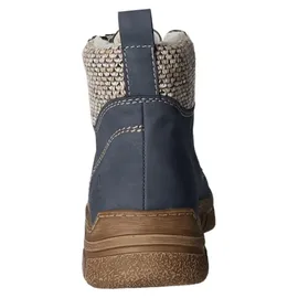Rieker Schnürstiefel Damen Blau 42