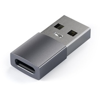 Satechi USB-A 3.0 [Stecker] auf USB-C 3.0 [Buchse] Adapter, space gray (ST-TAUCM)